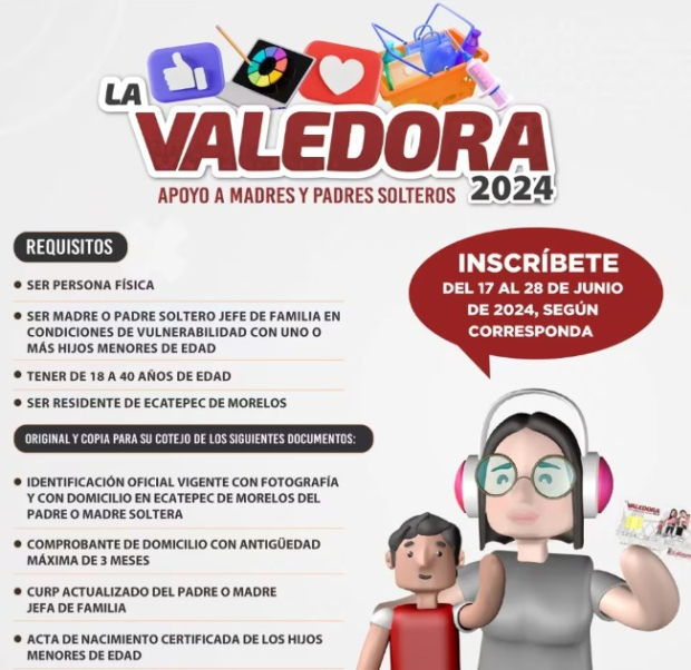 A partir de junio se puede tramitar la Tarjeta La Valedora.