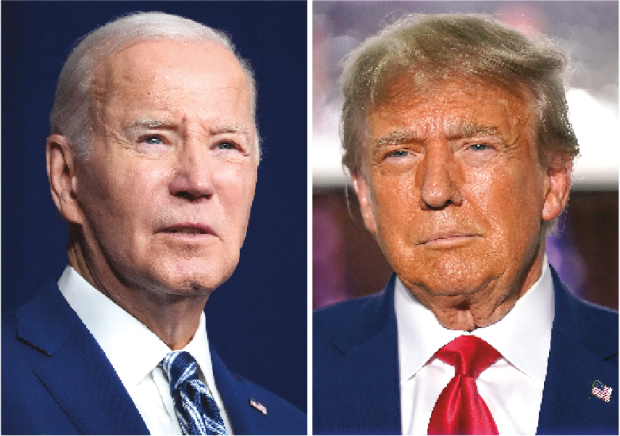 El presidente Joe Biden y el expresidente Donald Trump van a la cabeza para repetir como candidatos de sus partidos en la contienda de noviembre próximo.