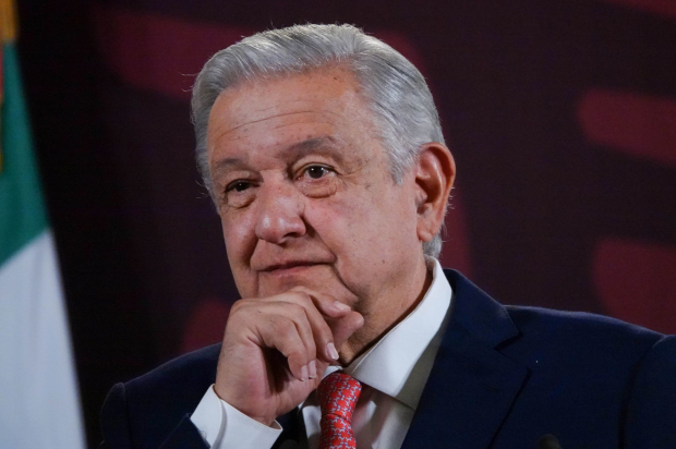Andrés Manuel López Obrador, presidente de México, encabezó la conferencia matutina en qué se presentó el informe de seguridad.