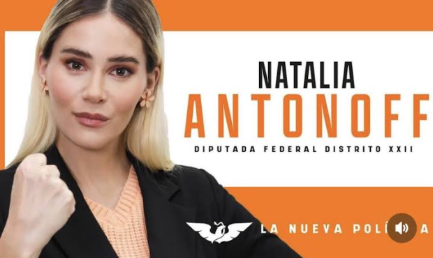 Natalia Antonoff representa a Movimiento Ciudadano y busca la candidatura a diputada.