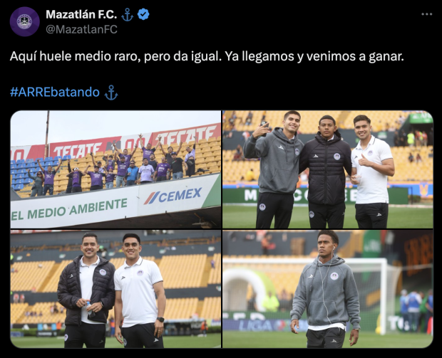 El Mazatlán se burló de los aficionados de Tigres.