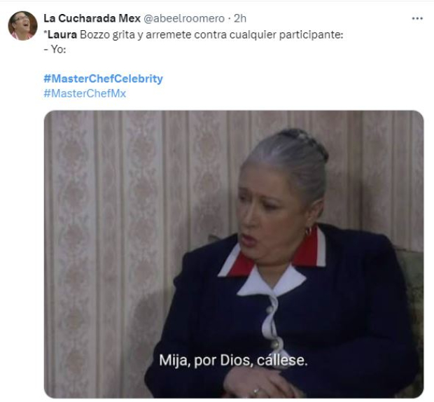 Memes de Laura Bozzo en MasterChef Celebrity México