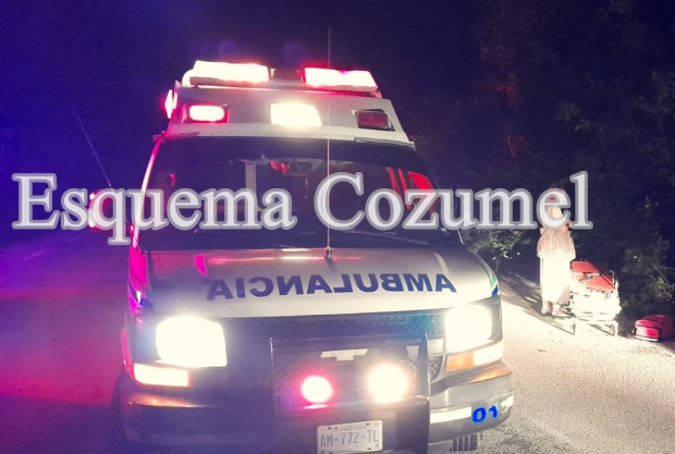 Así llegó la ambulancia por Nicandro Díaz González tras el accidente