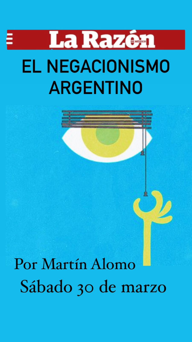 El negacionismo argentino.