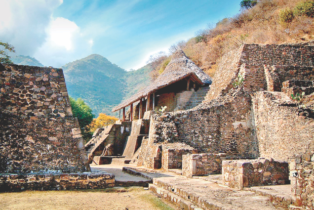 Zona arqueológica de Malinalco, Estado de México.