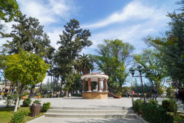 Parque Miguel Hidalgo, en Tecate, Baja California.