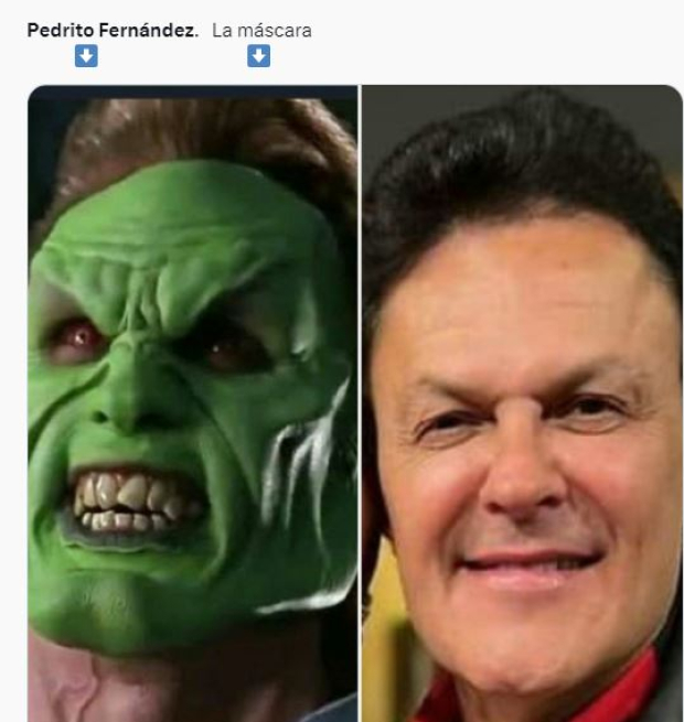 Comparan a Pedro Fernández con el villano de La Máscara