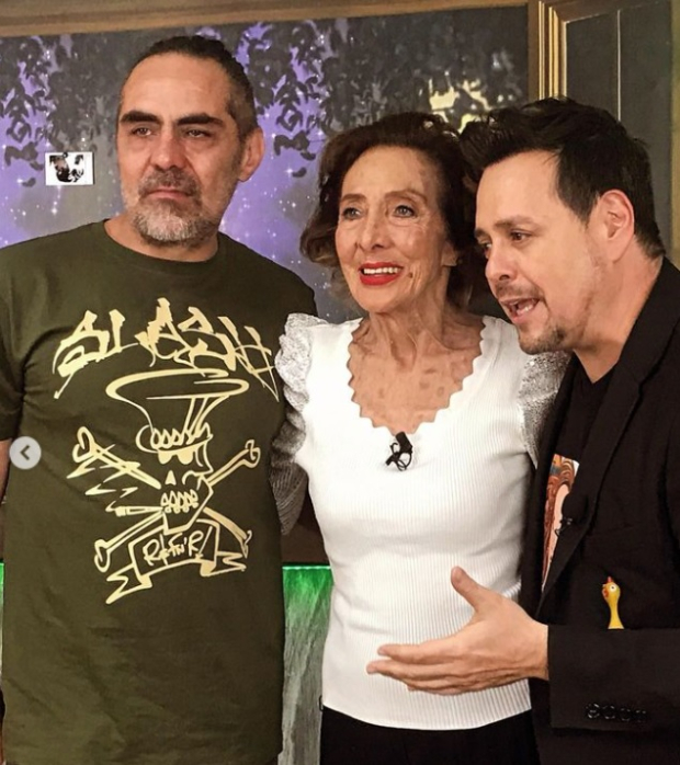Eduardo Novoa Villa, Lorena Velázquez con el actor Rodrigo Vidal