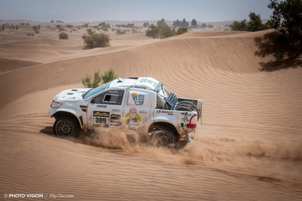 Pedro de Uriarte en el Morocco Desert Challenge 2024.