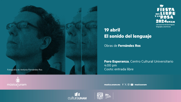 Habrá diferentes eventos de Música UNAM.