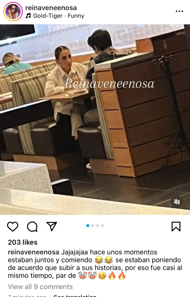 La foto en la que captaron a Emilio Osorio y Leslie Gallardo horas antes de subir sus polémicas historias a Instagram
