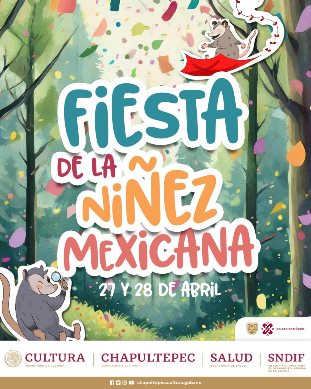 Fiesta de la Niñez Mexicana: múltiples actividades en Los Pinos.