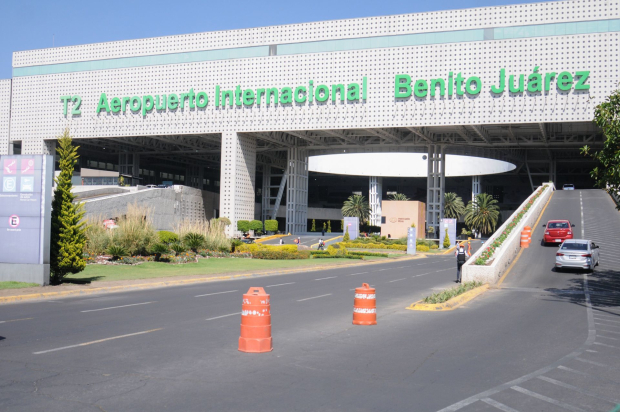 Terminal 2 del Aeropuerto Internacional de la Ciudad de México.