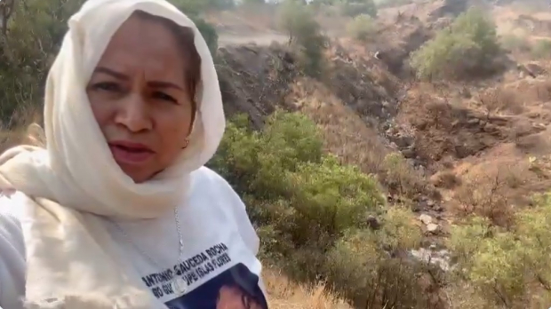 La madre buscadora Ceci Flores reporta crematorio clandestino entre Iztapalapa y Tláhuac.