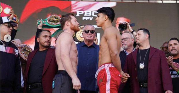 Canelo Álvarez y Jaime Munguía pelean en Las Vegas