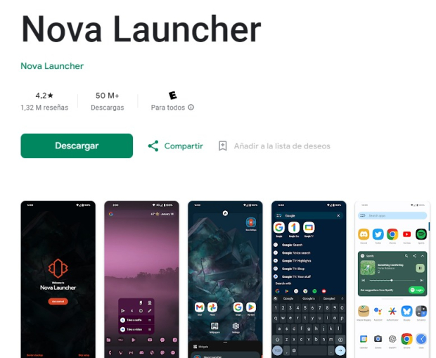 Con Nova Launcher puedes personalizar tu WhatsApp.