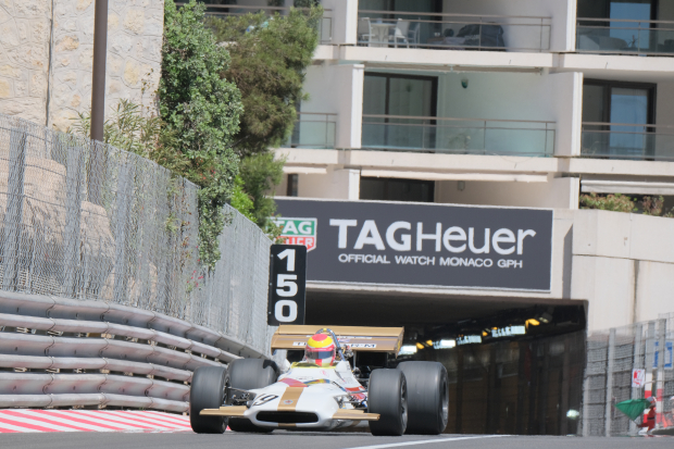 Adrián Fernández en el Gran Premio Histórico de Mónaco