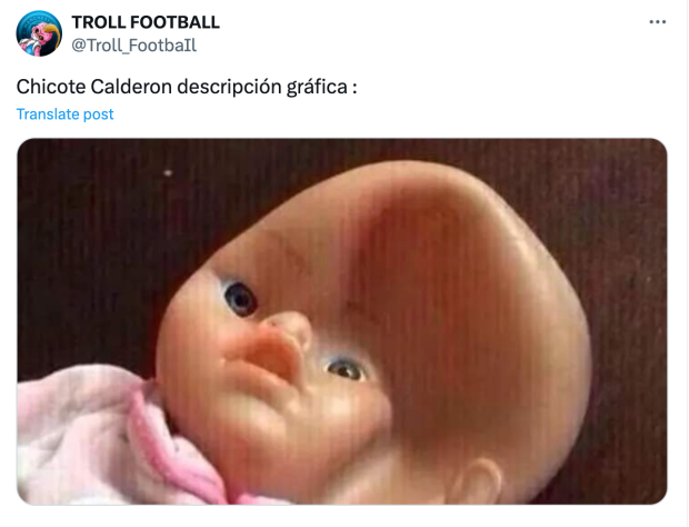 Cristian 'Chicote' Calderón también fue víctima de los memes del Chivas vs América.
