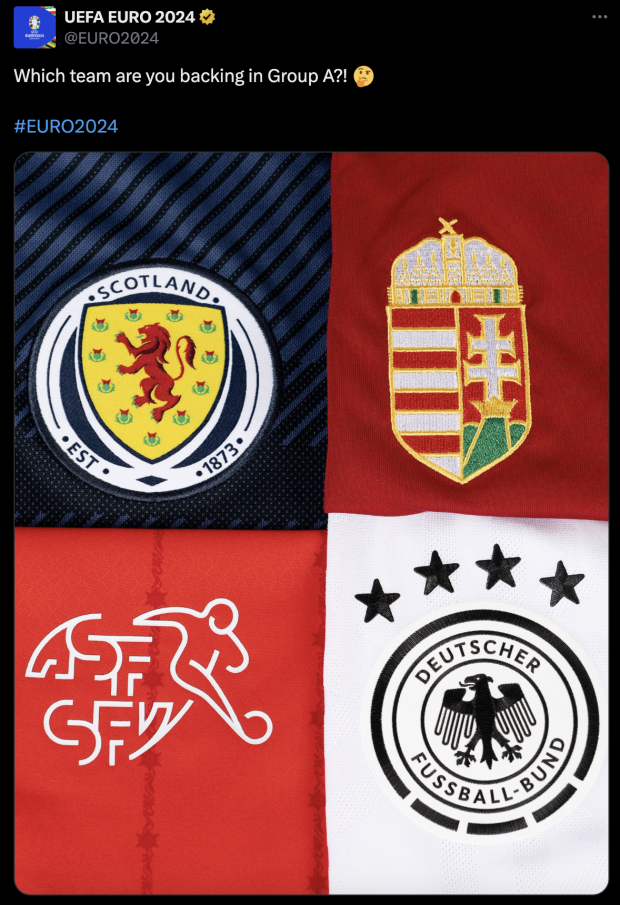 Alemania, Escocia, Hungría y Suiza conforman el Grupo A de la Eurocopa 2024.