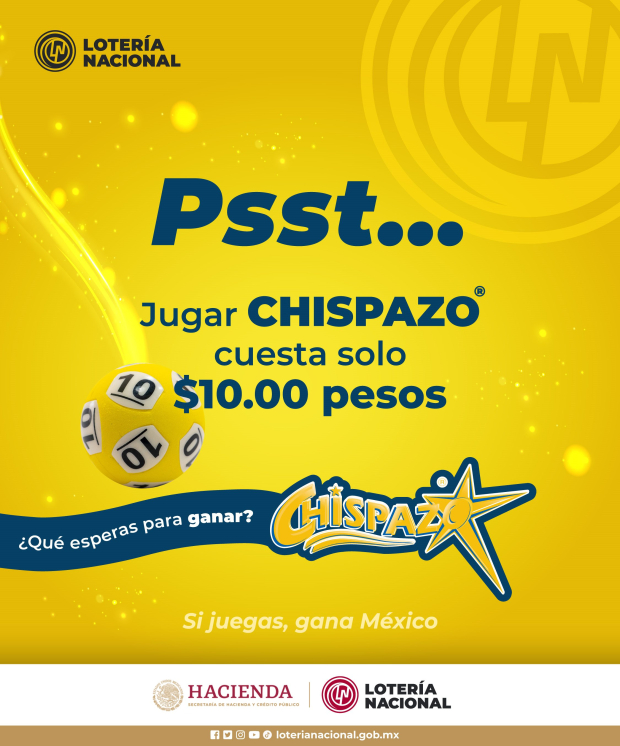 Participa en el sorteo Chispazo por solo $10 y podrías ser uno de los afortunados ganadores.