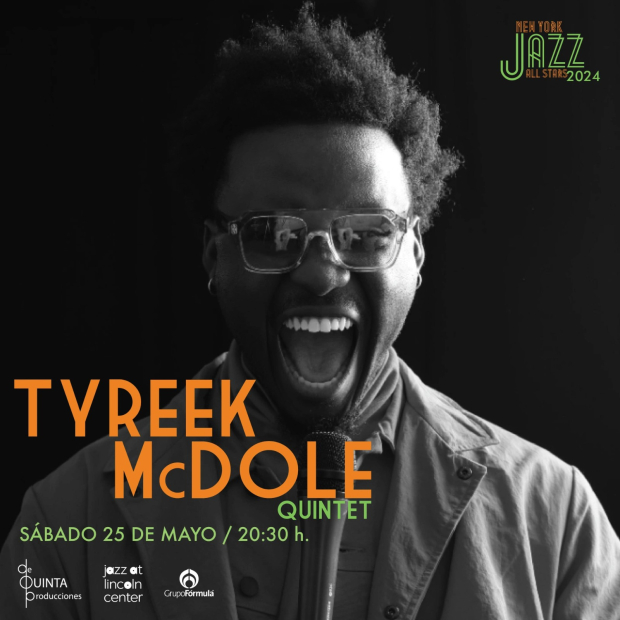 En esta fecha se presenta Tyreek McDole en el New York Jazz All Stars.