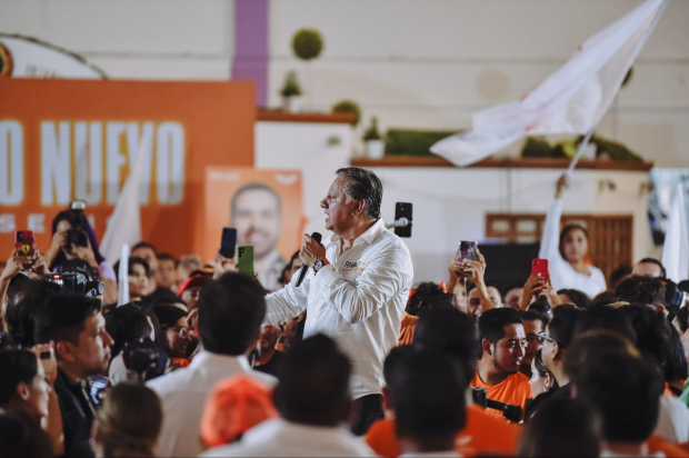 Fernando Morales Martínez, candidato a la gubernatura de Puebla por MC.