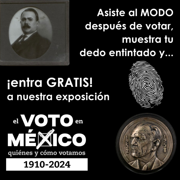 Podrás entrar gratis a la exposición "El voto en México" al votar el 2 de junio.