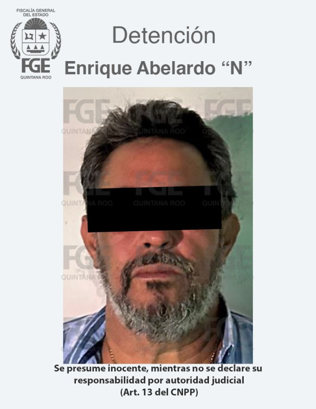 Enrique Abelardo “N” fue detenido mientras intentaba huir de uno de los bares cateados.