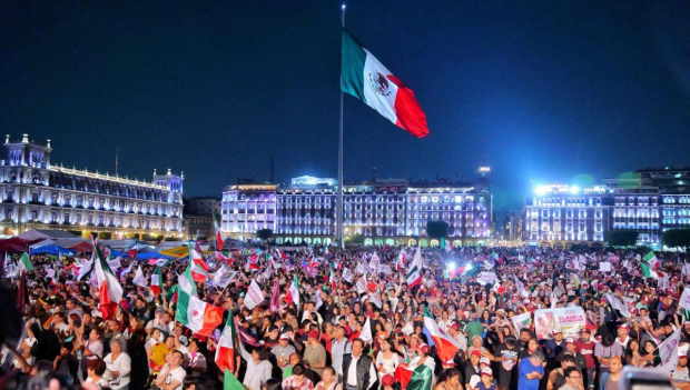 ‘’Me comprometo a que no les voy a defraudar, hoy hemos hecho posible, el pueblo de México, la continuidad y al avance de la Cuarta Transformación", dijo la virtual presidenta de México.