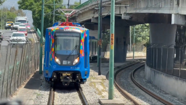 Así luce la nueva unidad del Tren Ligero.