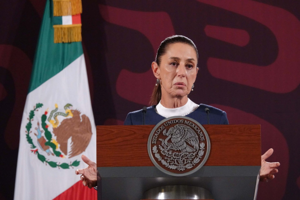 CIUDAD DE MÉXICO, 10JUNIO2024.- Claudia Sheinbaum, presidenta electa por la presidencia de la República, ofreció una conferencia de prensa después de reunirse con Andrés Manuel López Obrador, presidente de México.