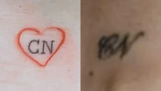 Tatuaje de Belinda y de Ángela Aguilar.