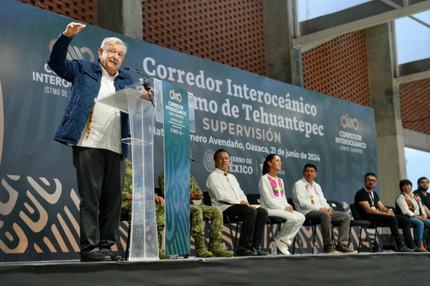 Andrés Manuel López Obrador habló del Corredor Interoceánico