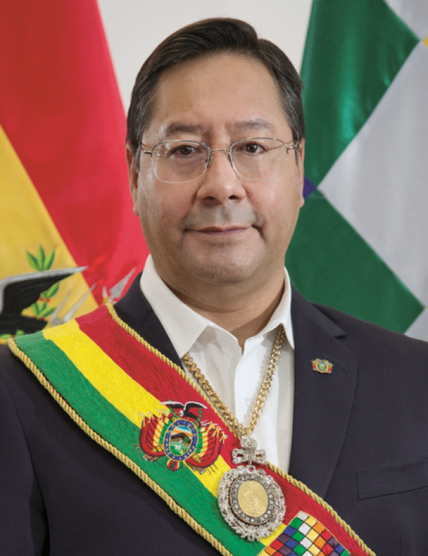 Lucho Arce, presidente de Bolivia