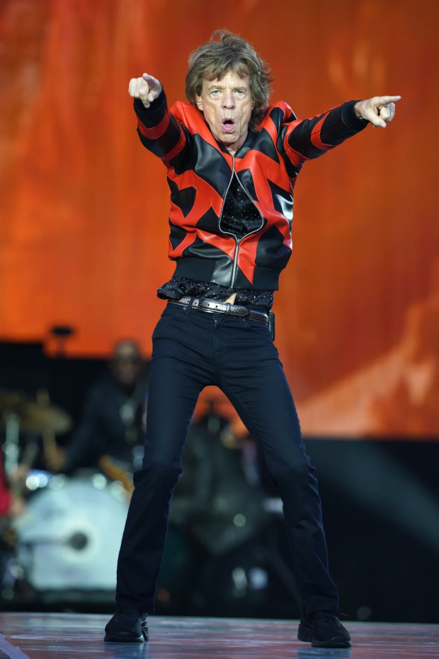Sir Mick Jagger durante un show