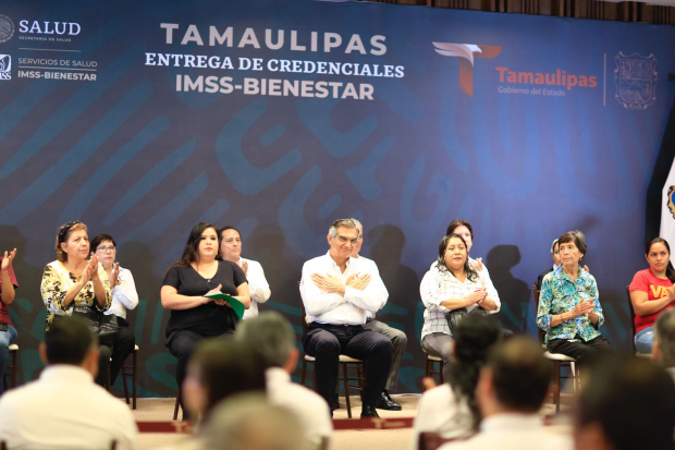El gobernador Américo Villarreal Anaya, destacó el nuevo modelo de atención a la salud