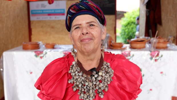 Victoria González, maestra cocinera tradicional.