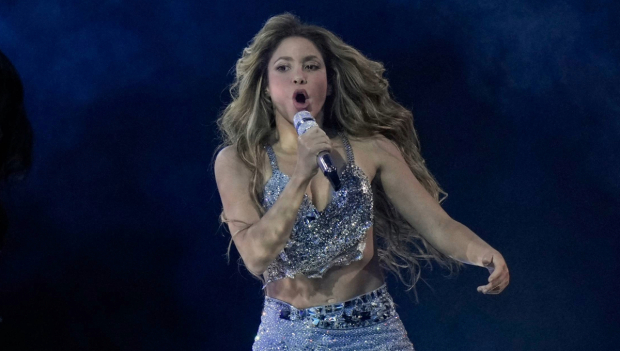 Shakira en la final de la Copa América.