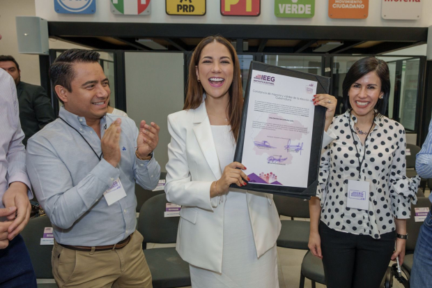 Libia Dennise García, gobernadora electa de Guanajuato.