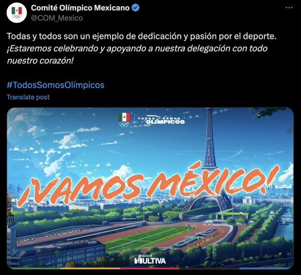 México estará representado por 109 atletas en París 2024.