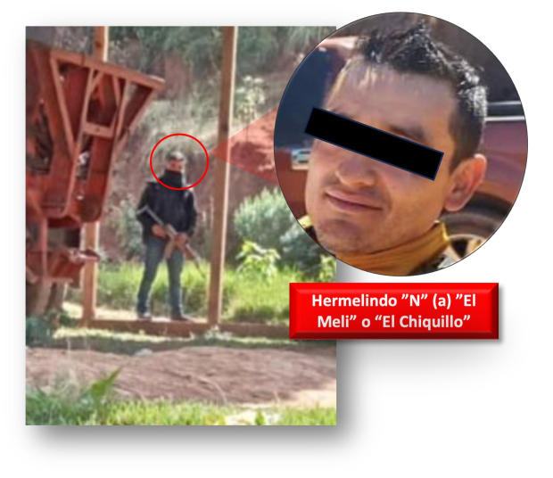 "El Meli", identificado como presunto integrante de La Familia Michoacana.