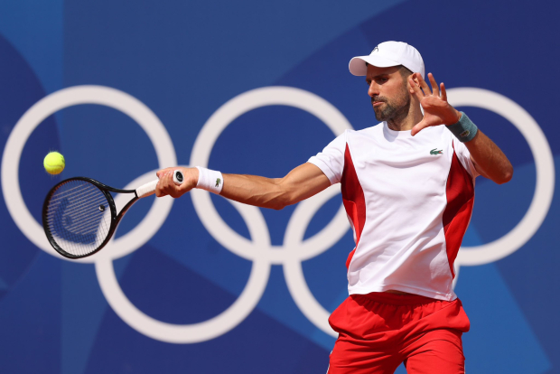 Novak Djokovic en los Juegos Olímpicos París 2024