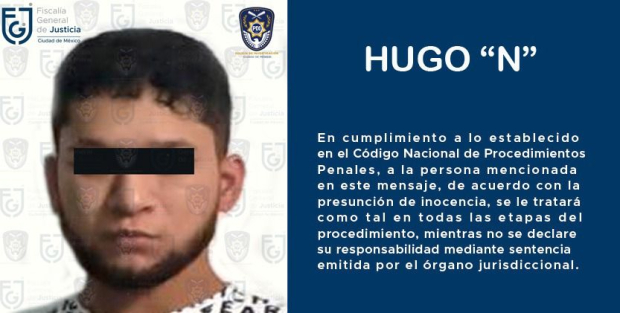 El fin de semana detuvieron a Hugo "N" en Cancún.