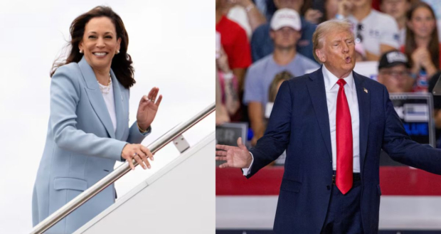 Kamala Harris y Donald Trump.