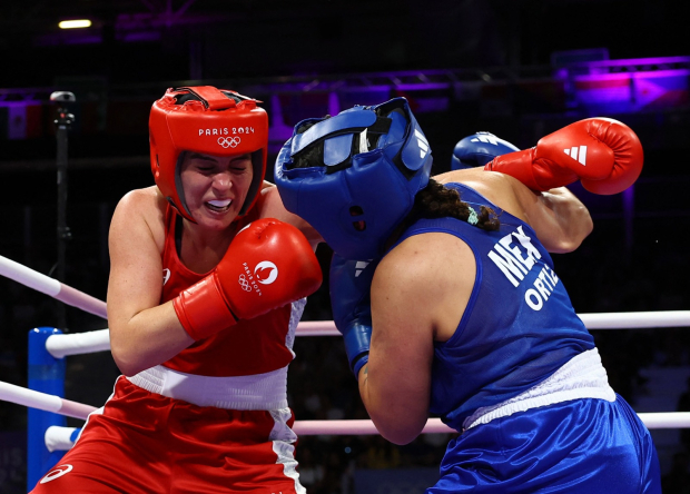 La boxeadora mexicana Citlalli Ortiz en los Juegos Olímpicos París 2024