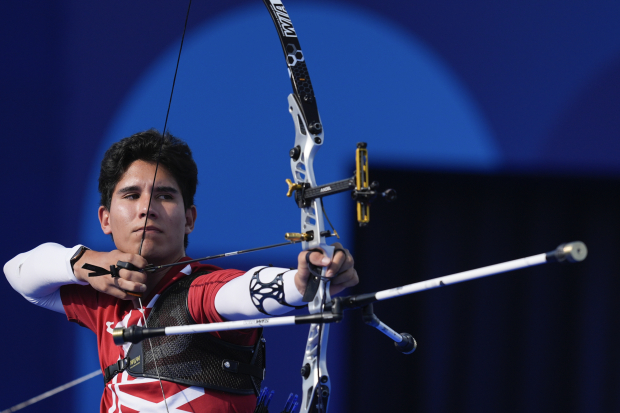 El arquero mexicano Carlos Rojas en los Juegos Olímpicos París 2024