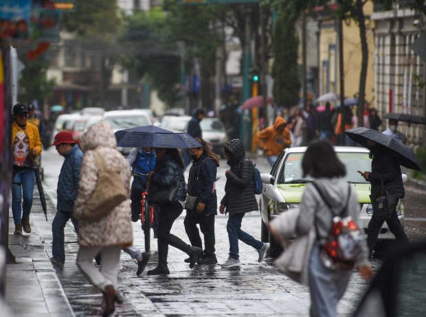 Siguen lluvias en el territorio nacional. 