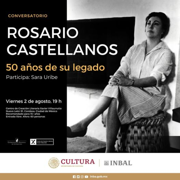 Conversatorio Rosario Castellanos. 50 años de su legado.