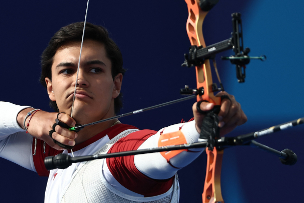 El arquero mexicano Matías Grande en los Juegos Olímpicos París 2024