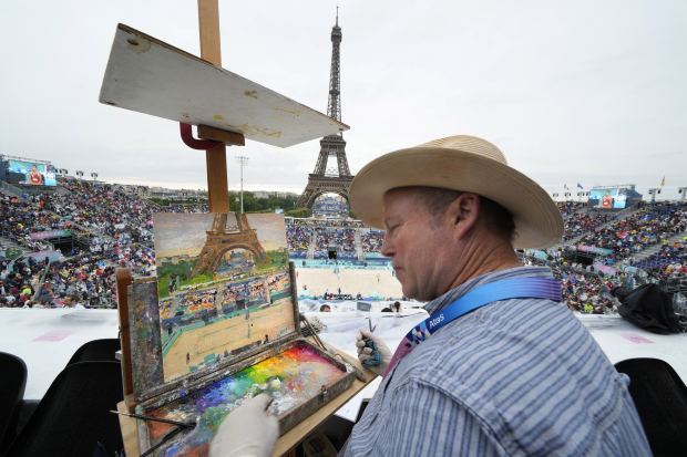 Un artista desde el voleibol de playa